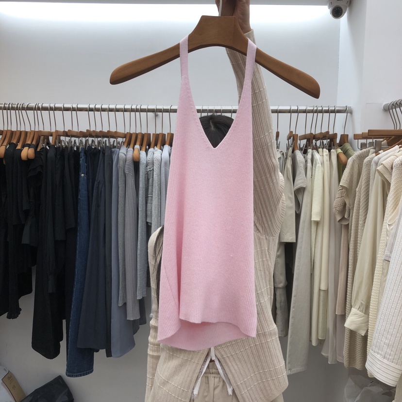 DRESS ROOM韓國東大門直郵女裝新款熱賣休閑推薦吊帶背心DRESS ROOM吊帶/背心圖色1