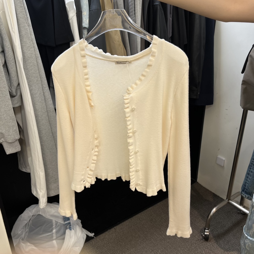 MORE THAN YESTERDAY/LOVE YOU SO MUCH韓國直郵實拍女士新品26春夏針織衫開衫LYSM/MORE THAN YESTERDAY針織衫圖色2