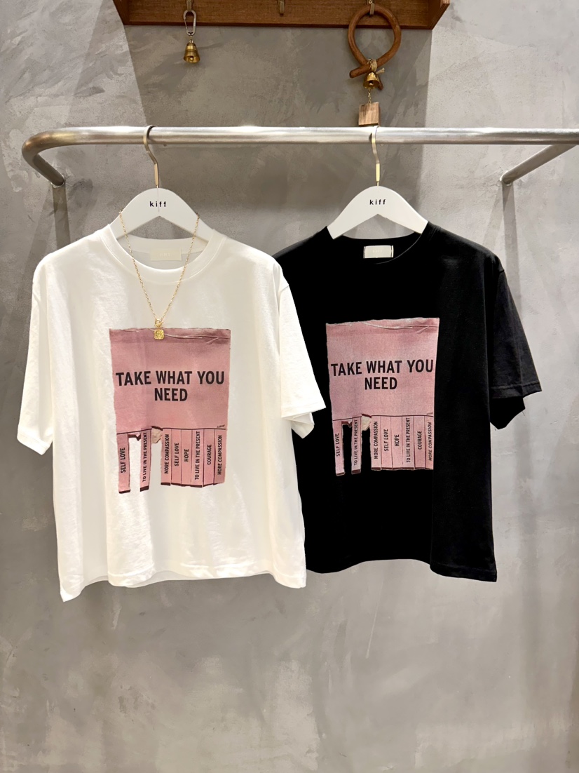 KIFF東大門代購女裝新款26春夏時尚真品熱賣人氣職業休閑T恤KIFFT恤