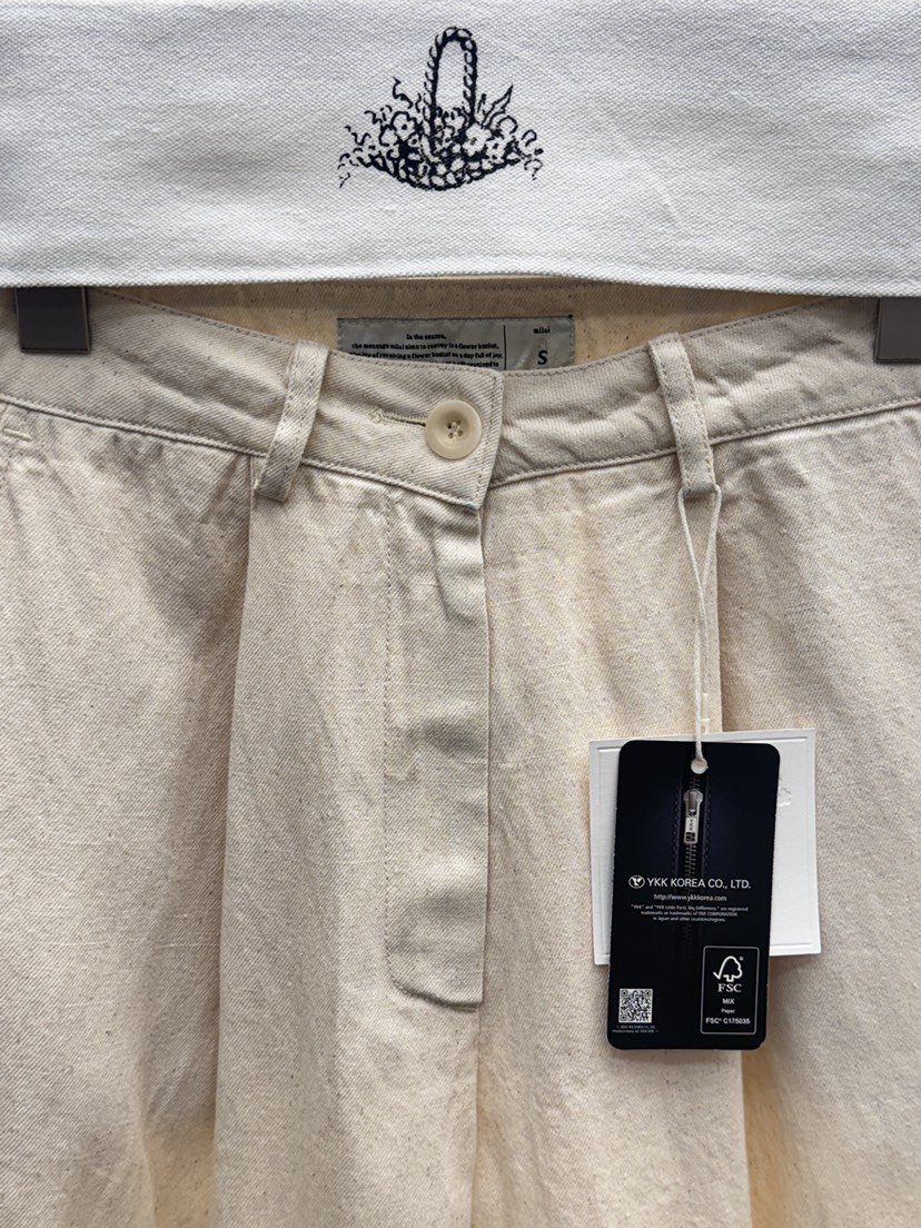 MILUI東大門實拍女士新款26春夏推薦時尚職業真品休閑休閑褲MILUI休閑褲