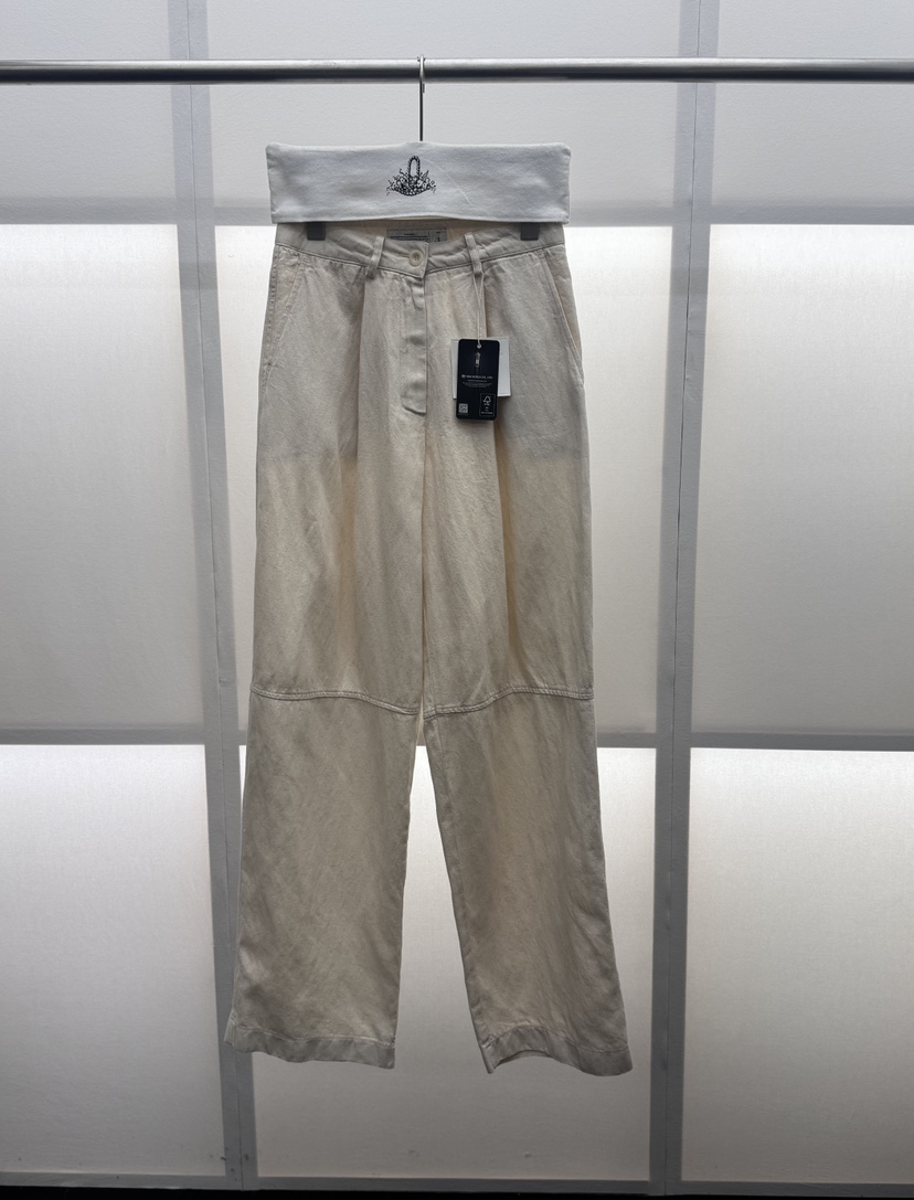 MILUI東大門實拍女士新款26春夏推薦時尚職業真品休閑休閑褲MILUI休閑褲圖色1