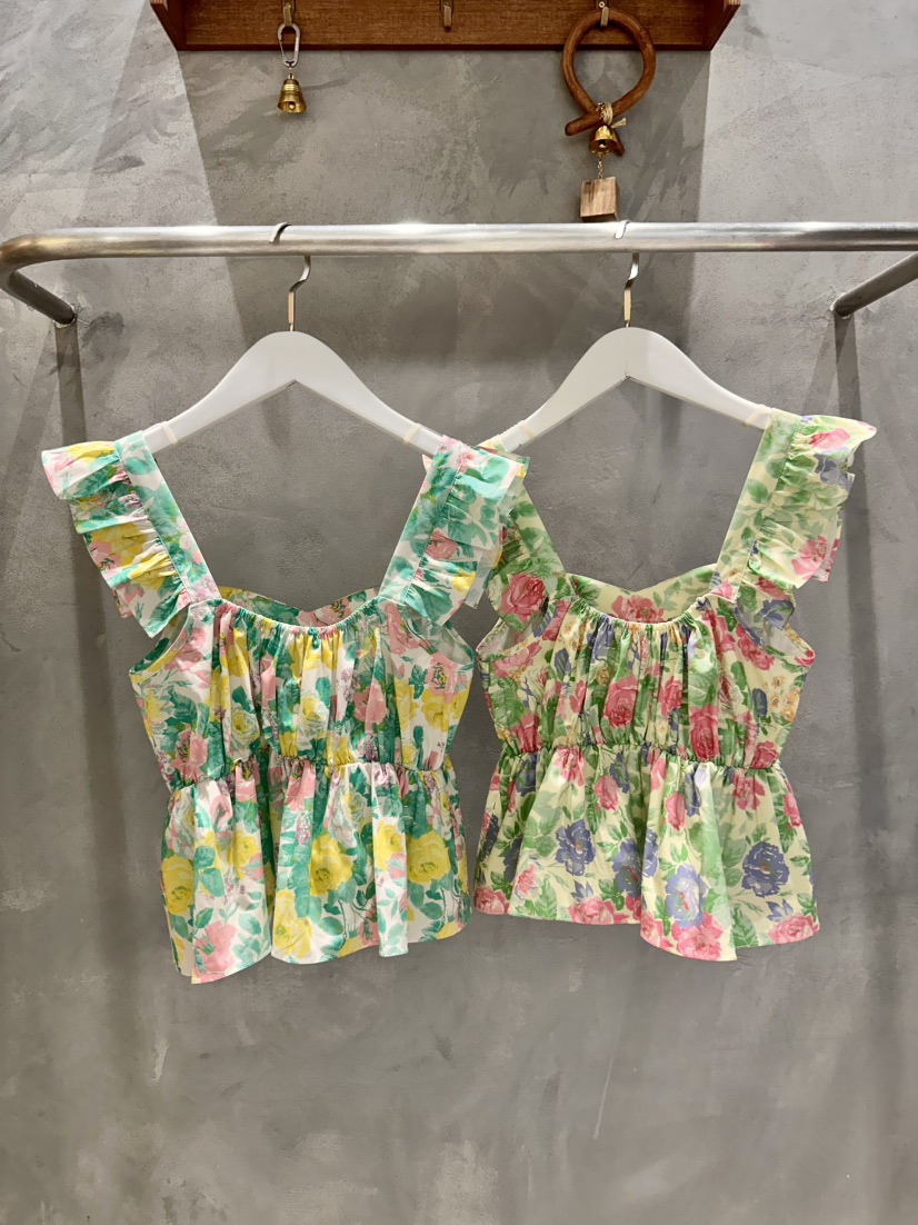 KIFF東大門實拍女士新款人氣真品26春夏休閑吊帶背心花朵KIFF吊帶/背心