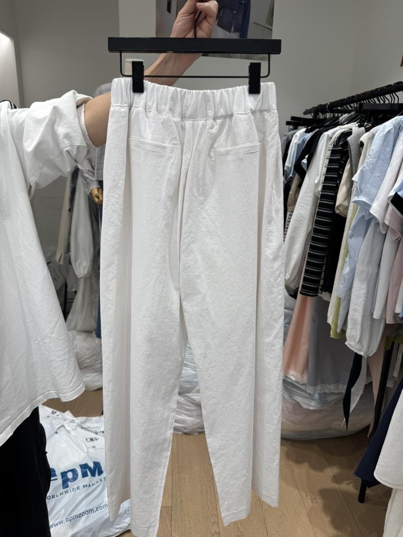 BIEN GARDER東大門代購女裝新品真品時尚休閑休閑褲亞麻BIEN GARDER休閑褲