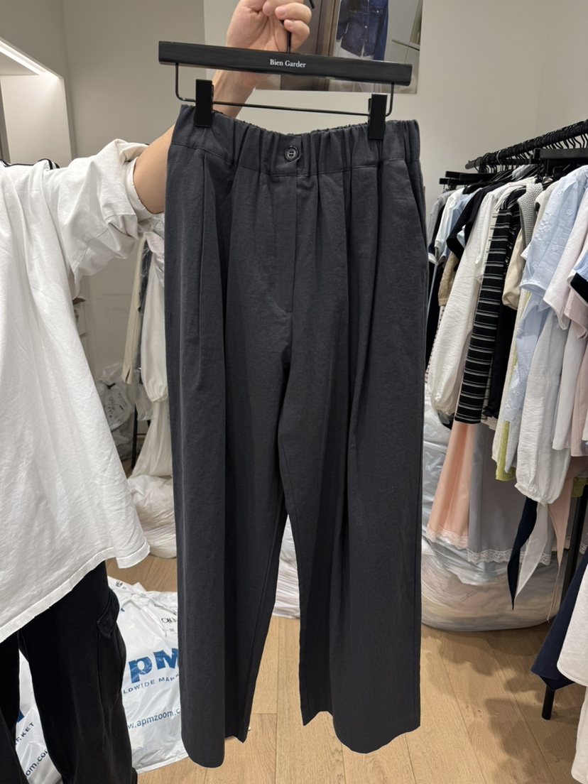 BIEN GARDER東大門代購女裝新品真品時尚休閑休閑褲亞麻BIEN GARDER休閑褲圖色3