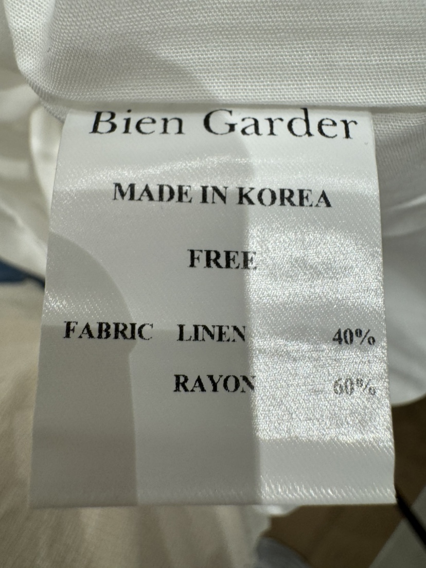 BIEN GARDER東大門直郵女士新款26春夏真品人氣熱賣連衣裙BIEN GARDER連衣裙