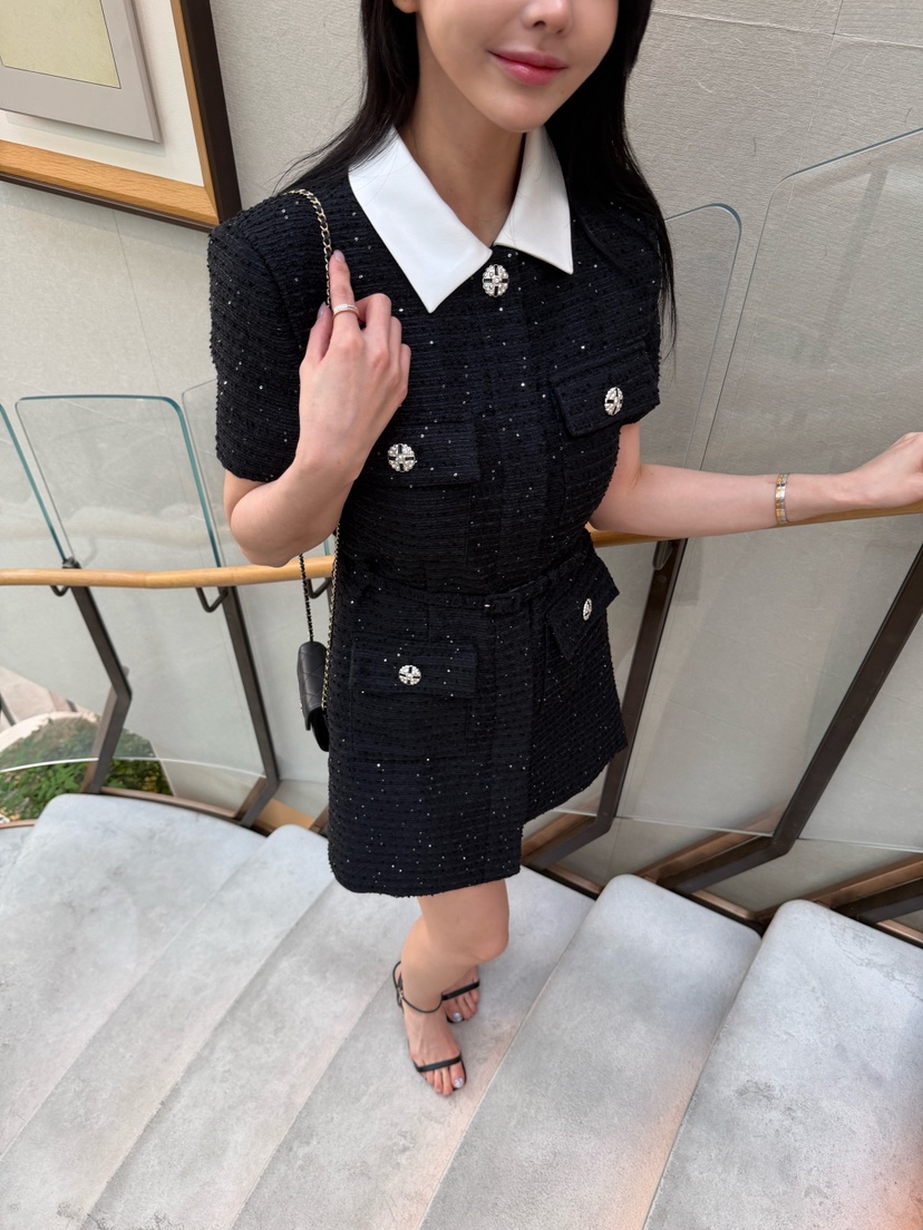 LAVIEU韓國代購女裝新品人氣真品推薦職業熱賣連衣裙含腰帶LAVIEU連衣裙