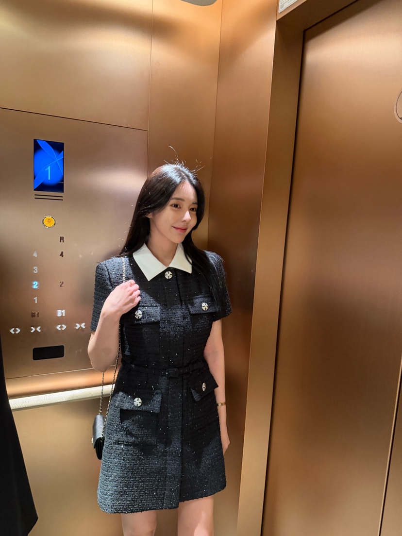 LAVIEU韓國代購女裝新品人氣真品推薦職業熱賣連衣裙含腰帶LAVIEU連衣裙