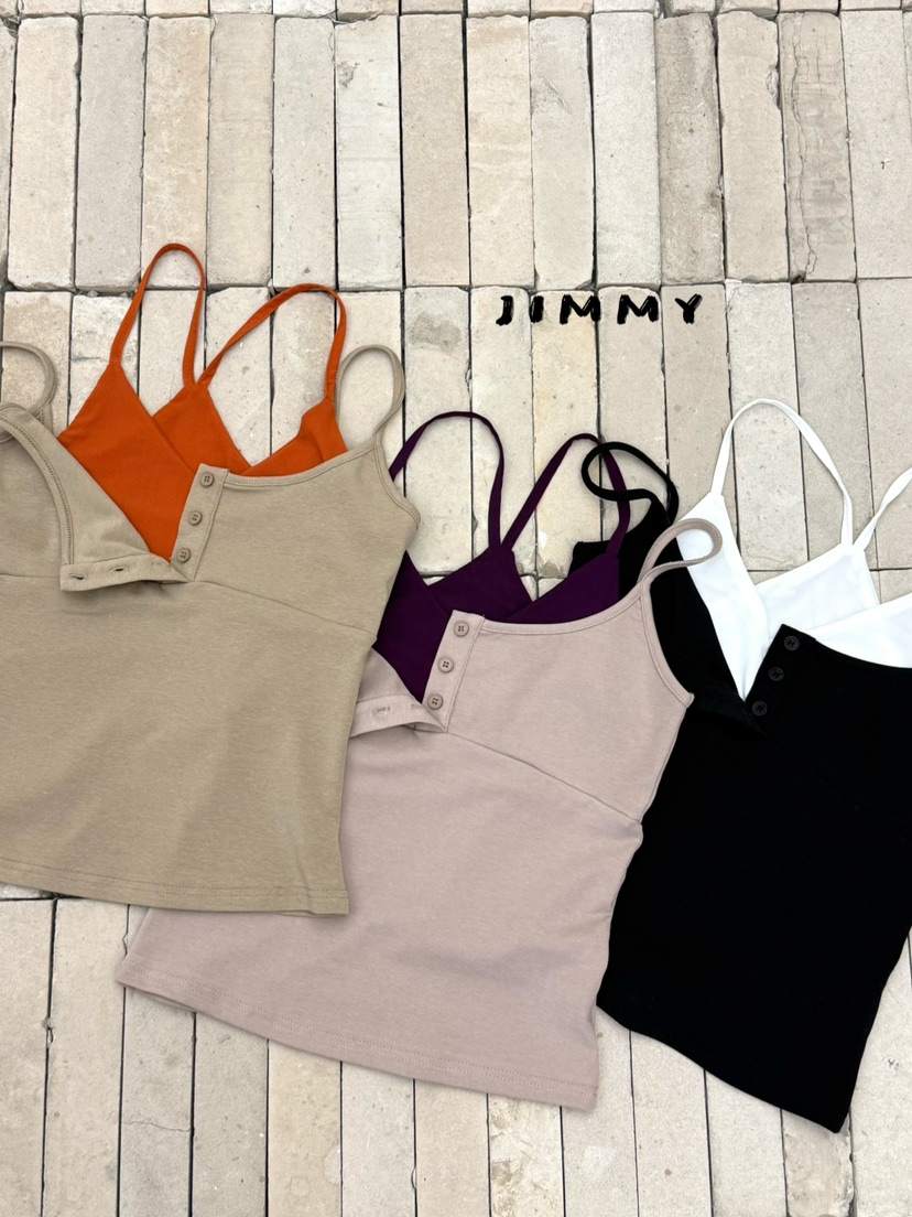 JIMMY東大門代購女裝新款人氣職業真品推薦時尚26春夏吊帶背心JIMMY/REMAKE吊帶/背心