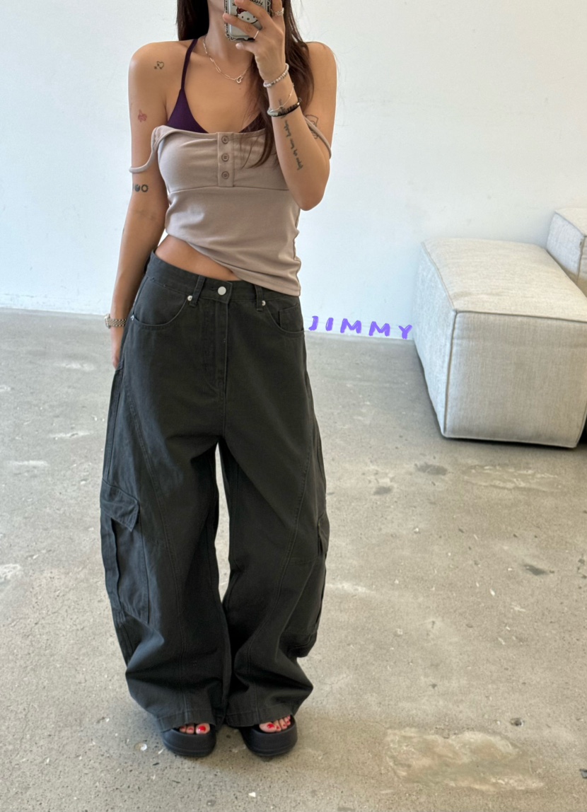 JIMMY東大門代購女裝新款人氣職業真品推薦時尚26春夏吊帶背心JIMMY/REMAKE吊帶/背心