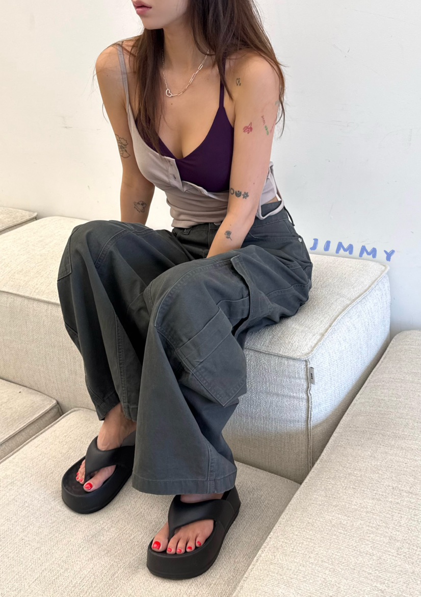 JIMMY東大門代購女裝新款人氣職業真品推薦時尚26春夏吊帶背心JIMMY/REMAKE吊帶/背心