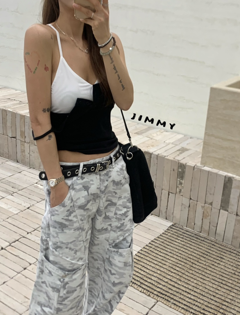JIMMY東大門代購女裝新款人氣職業真品推薦時尚26春夏吊帶背心JIMMY/REMAKE吊帶/背心