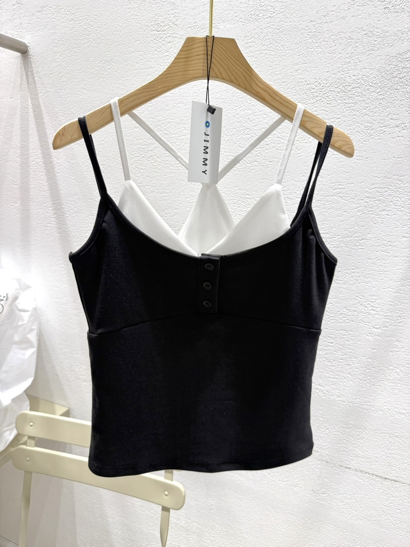 JIMMY東大門代購女裝新款人氣職業真品推薦時尚26春夏吊帶背心JIMMY/REMAKE吊帶/背心圖色3