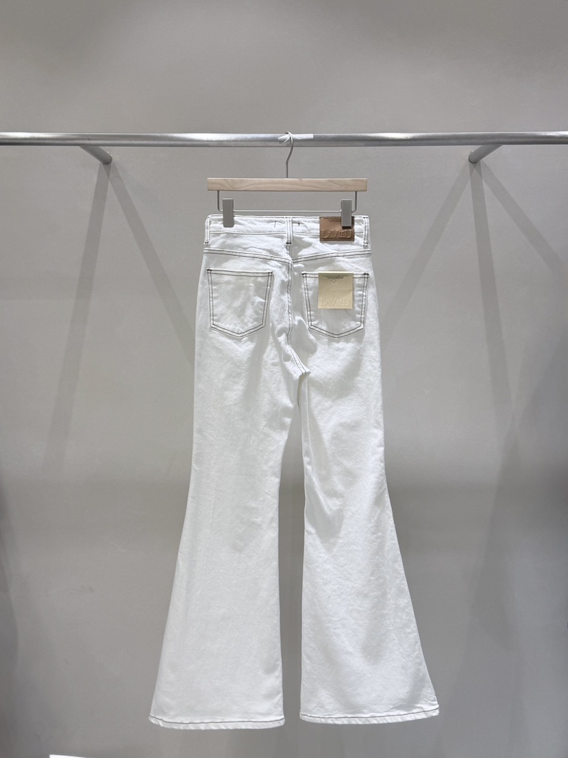 LAVIEU韓國直郵女士新品推薦26春夏熱賣真品休閑褲喇叭長款LAVIEU休閑褲