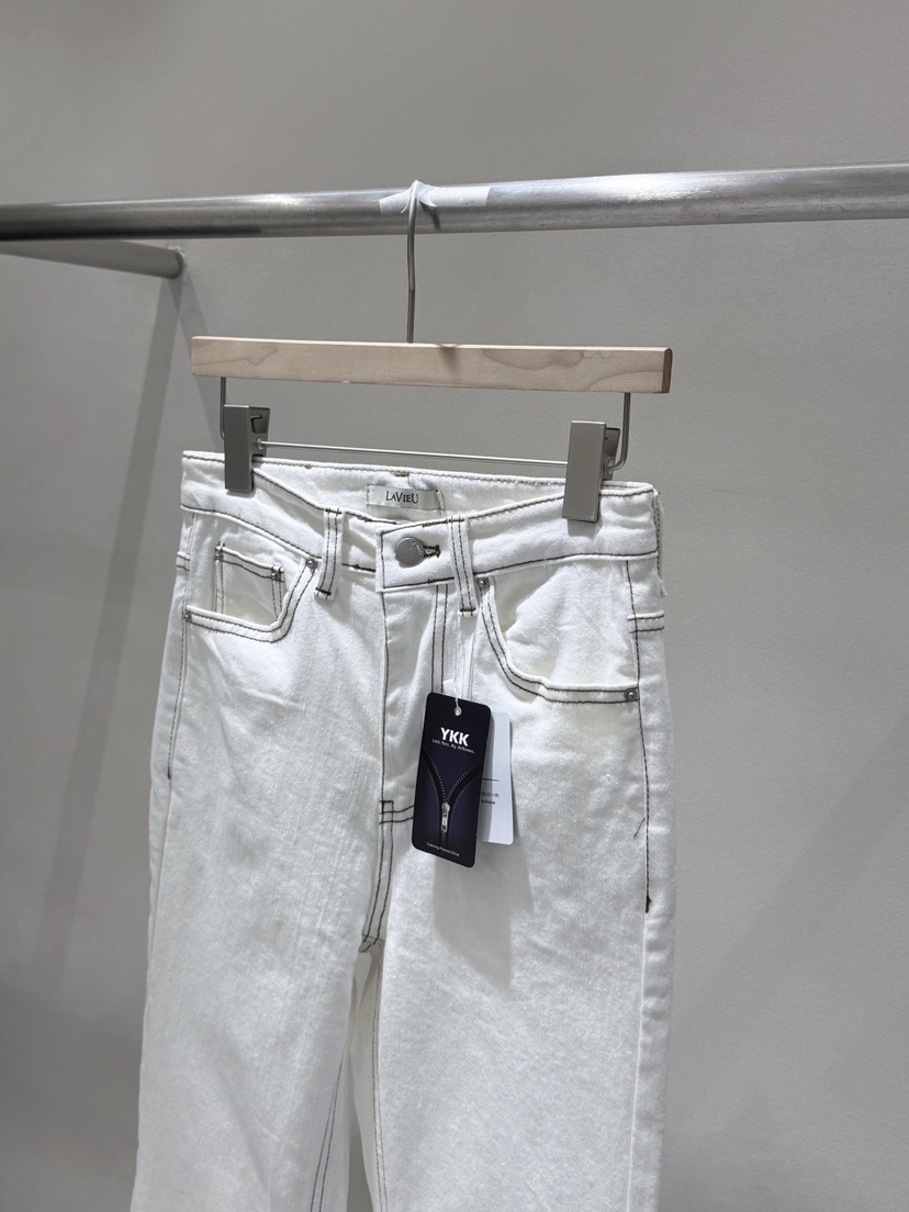 LAVIEU韓國直郵女士新品推薦26春夏熱賣真品休閑褲喇叭長款LAVIEU休閑褲