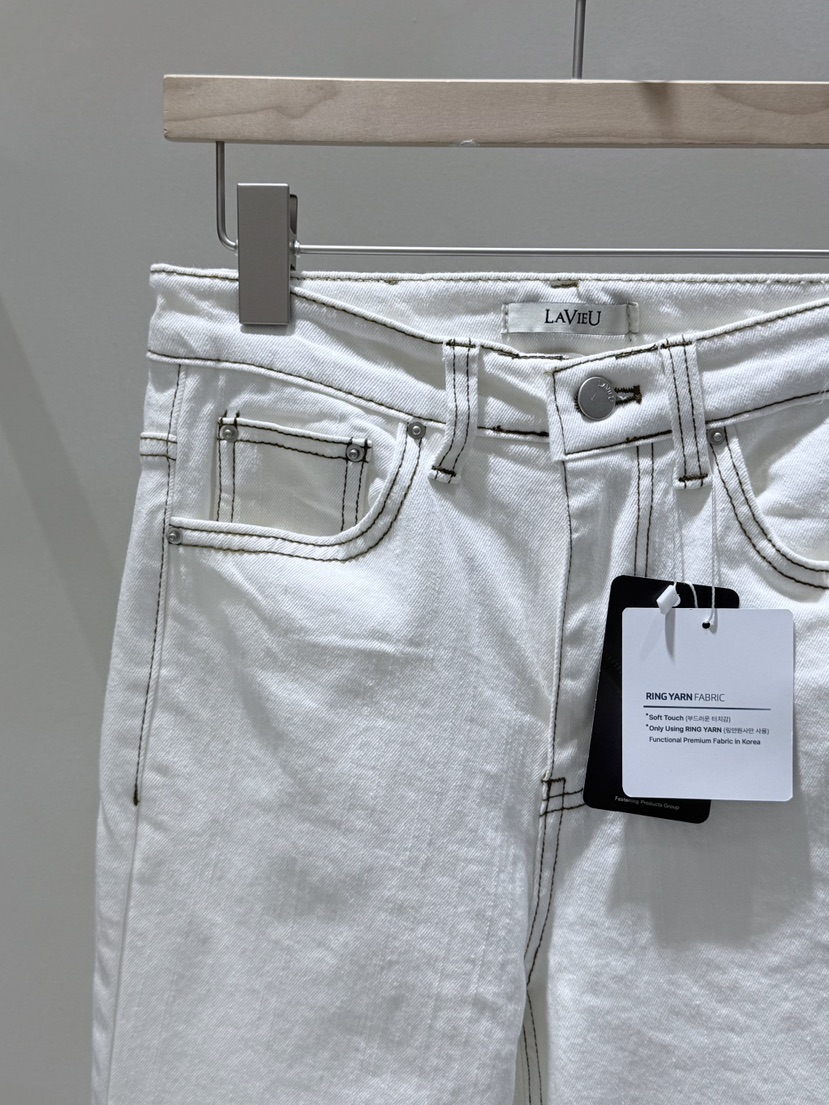 LAVIEU韓國直郵女士新品推薦26春夏熱賣真品休閑褲喇叭長款LAVIEU休閑褲