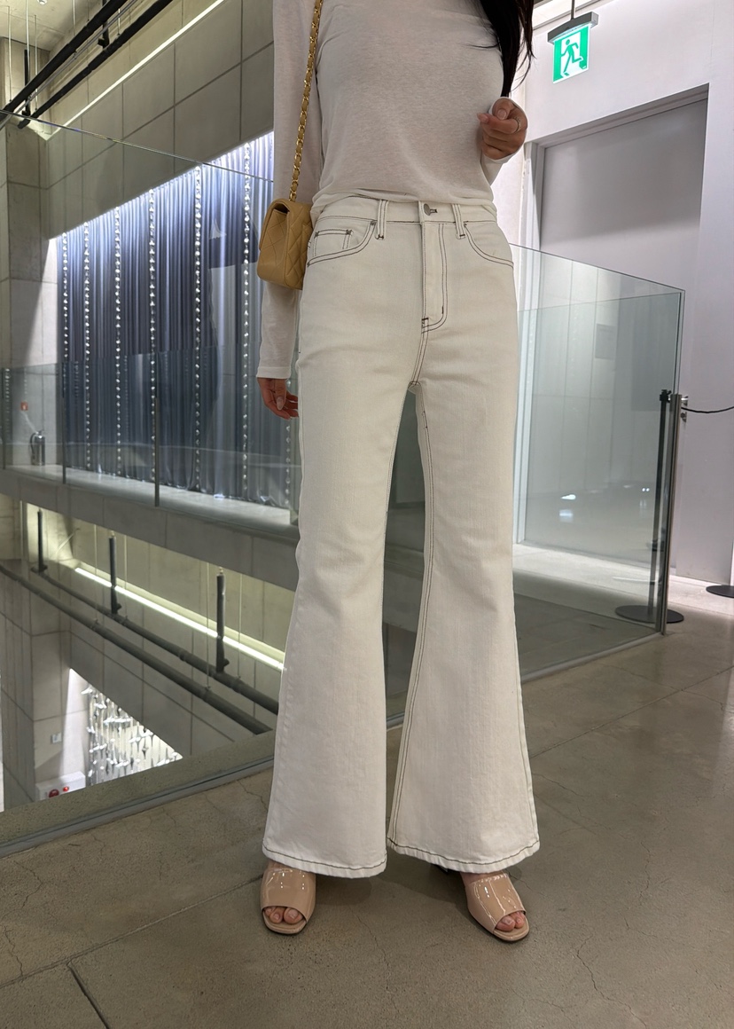 LAVIEU韓國直郵女士新品推薦26春夏熱賣真品休閑褲喇叭長款LAVIEU休閑褲