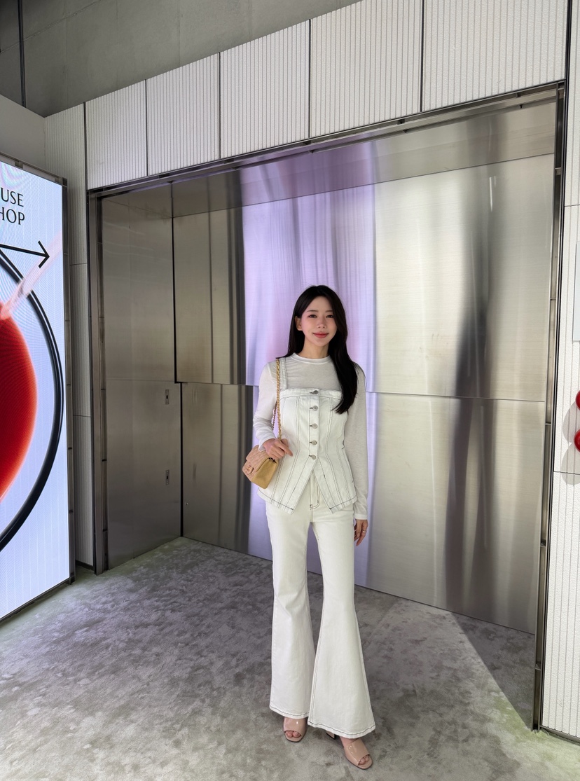 LAVIEU韓國直郵女士新品推薦26春夏熱賣真品休閑褲喇叭長款LAVIEU休閑褲