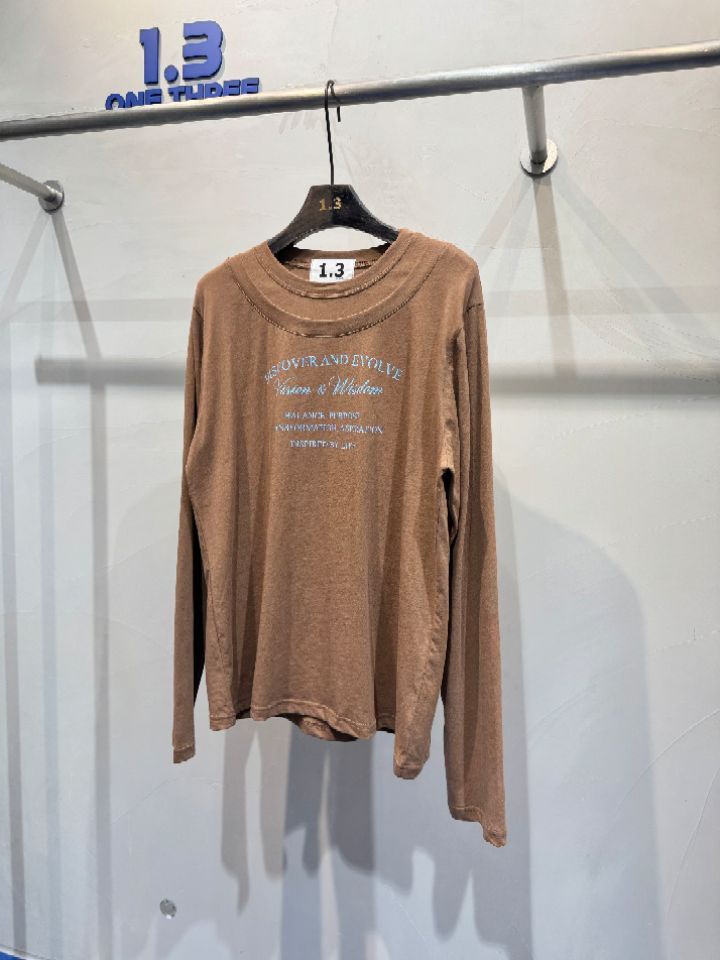 1.3韓國直郵女士新款時尚人氣熱賣休閑推薦職業真品長袖T恤1.3長袖T恤