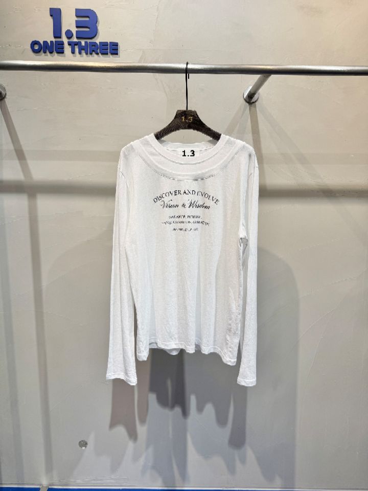1.3韓國直郵女士新款時尚人氣熱賣休閑推薦職業真品長袖T恤1.3長袖T恤圖色1