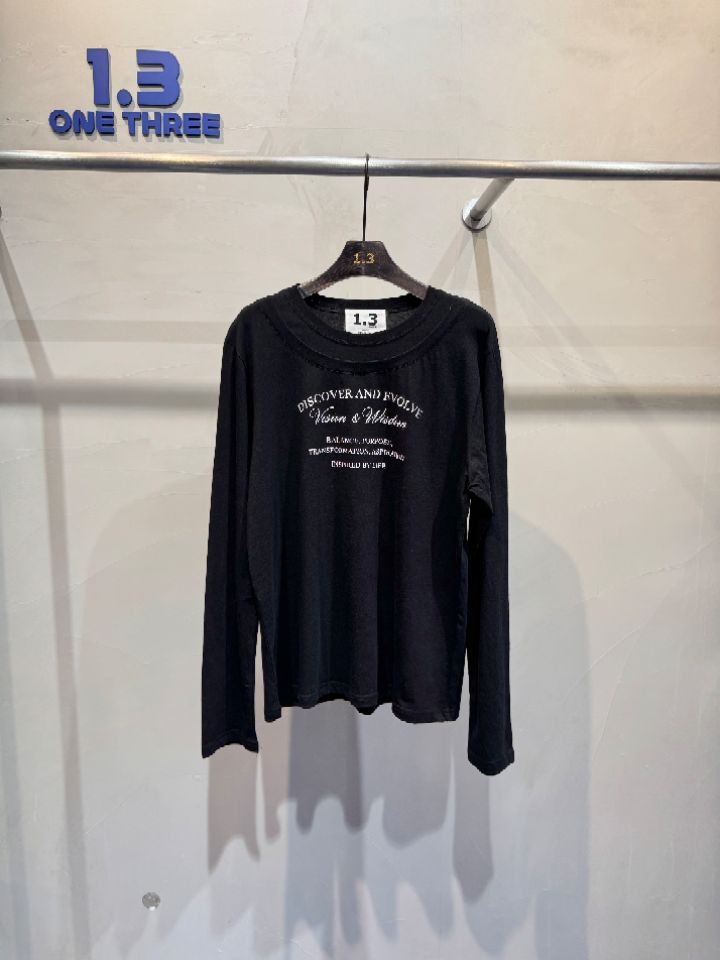 1.3韓國直郵女士新款時尚人氣熱賣休閑推薦職業真品長袖T恤1.3長袖T恤圖色2