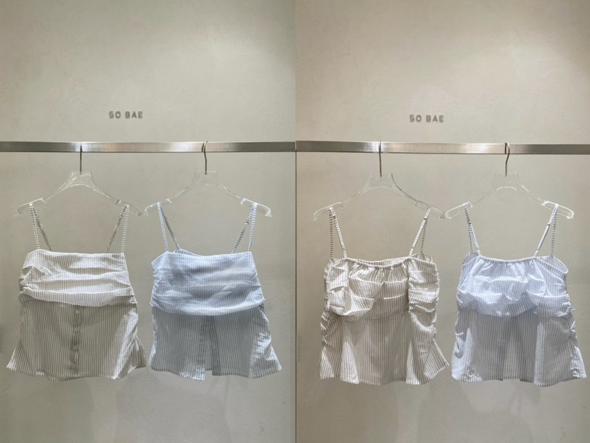 SO BAE東大門實拍女裝新品熱賣26春夏推薦職業真品吊帶背心SO BAE吊帶/背心