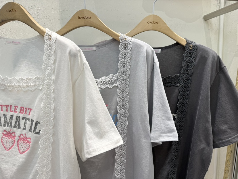 LOVABLE東大門直郵女士新品推薦休閑熱賣26春夏職業人氣T恤LOVABLET恤