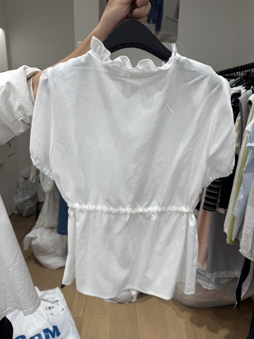 BIEN GARDER東大門代購女士新品真品26春夏休閑襯衫蕾絲衫BIEN GARDER襯衫/蕾絲衫