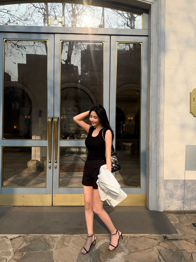 LAVIEU韓國直郵女裝新款真品26春夏人氣時尚職業推薦針織衫LAVIEU針織衫