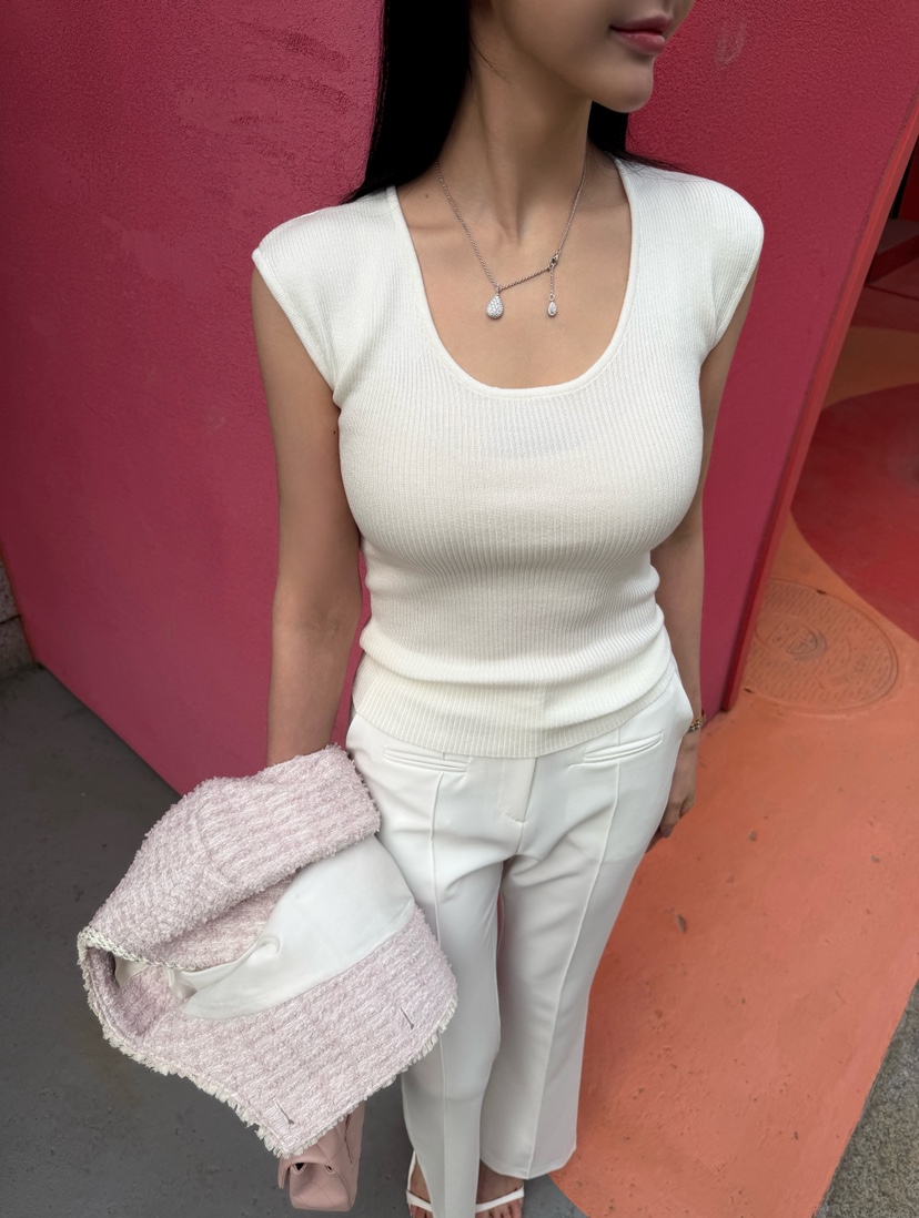 LAVIEU韓國直郵女裝新款真品26春夏人氣時尚職業推薦針織衫LAVIEU針織衫圖色1