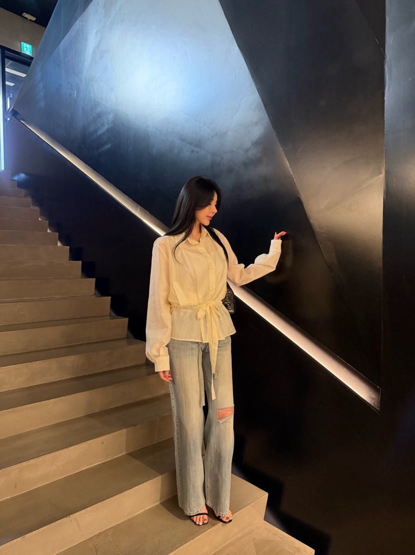 LAVIEU東大門直郵女士新款推薦真品人氣26春夏襯衫蕾絲衫LAVIEU襯衫/蕾絲衫