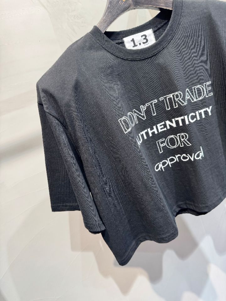 1.3東大門直郵女士新款熱賣休閑職業時尚真品人氣26春夏T恤1.3T恤