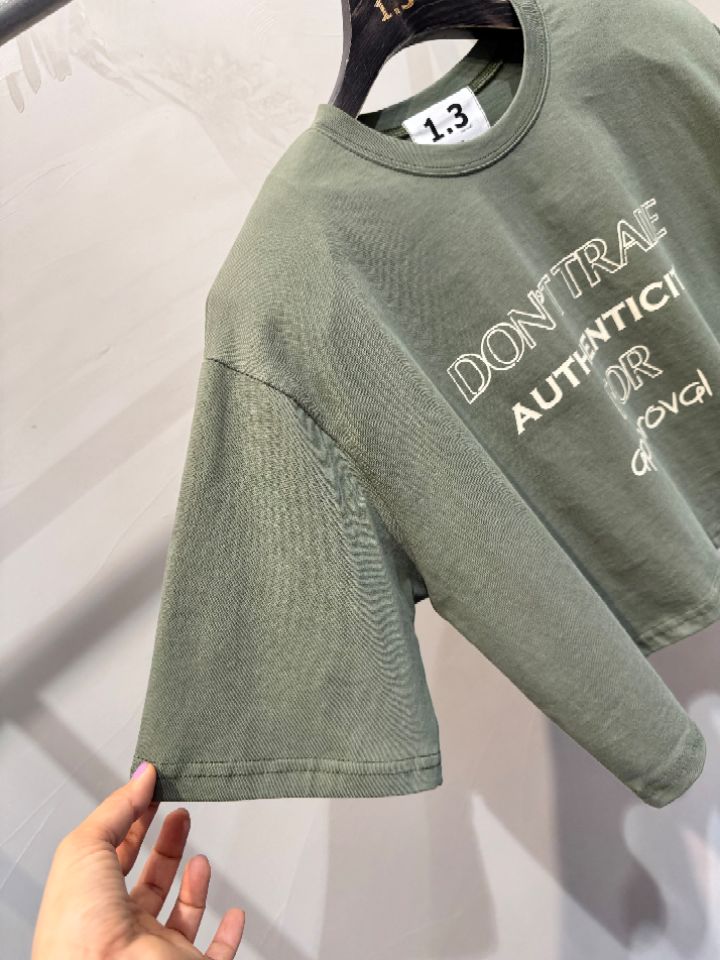 1.3東大門直郵女士新款熱賣休閑職業時尚真品人氣26春夏T恤1.3T恤