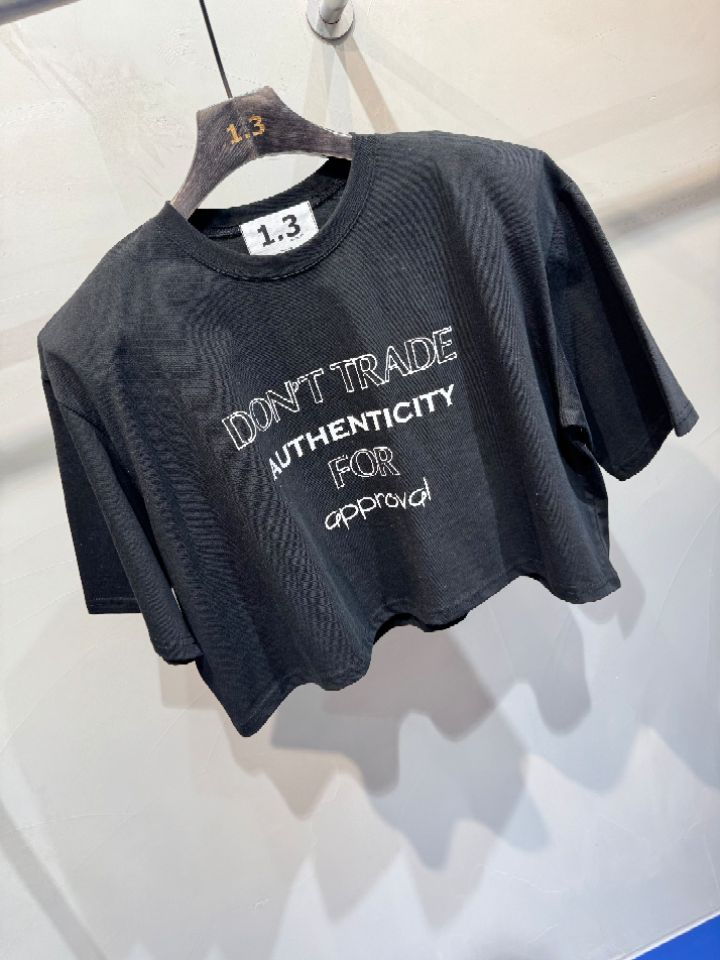 1.3東大門直郵女士新款熱賣休閑職業時尚真品人氣26春夏T恤1.3T恤