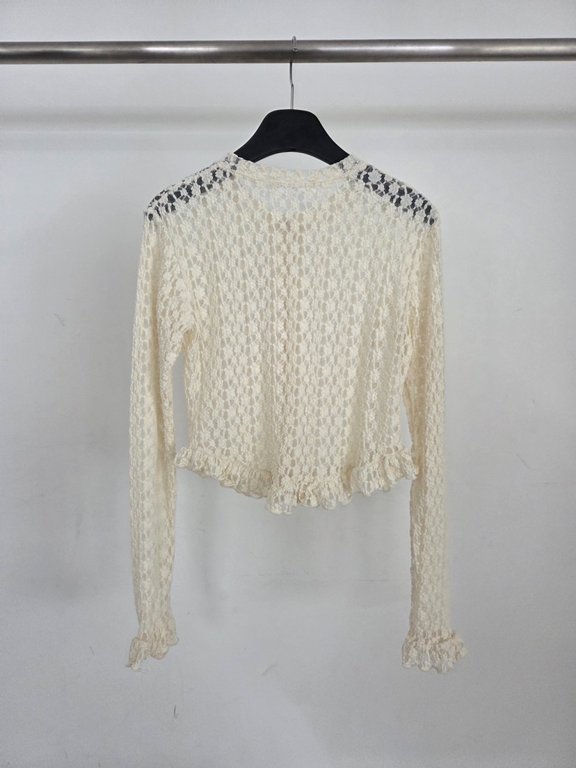 VERANDA韓國直郵女裝新款休閑真品時尚推薦襯衫蕾絲衫蕾絲花VERANDA襯衫/蕾絲衫