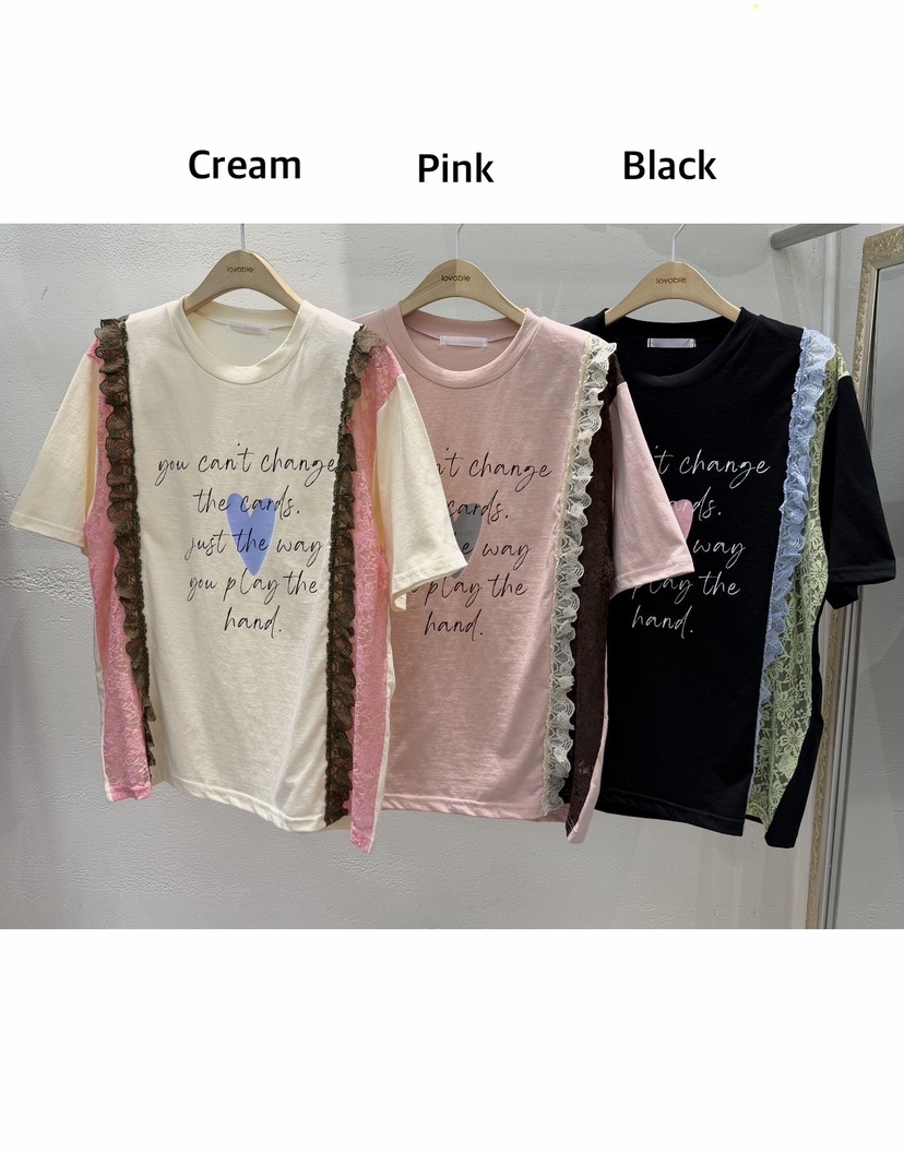 LOVABLE東大門直郵女裝新款26春夏人氣休閑職業時尚熱賣T恤LOVABLET恤