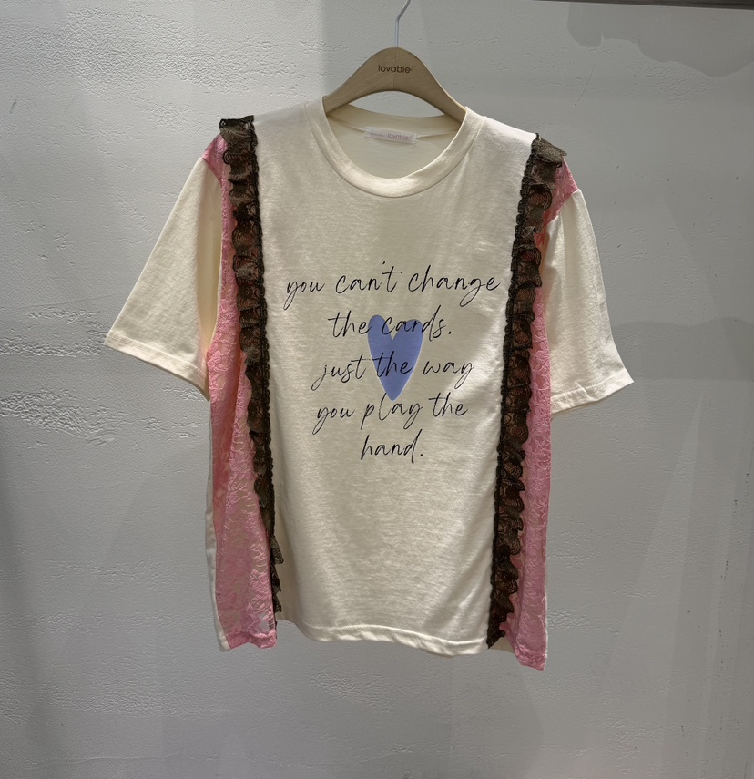 LOVABLE東大門直郵女裝新款26春夏人氣休閑職業時尚熱賣T恤LOVABLET恤圖色1