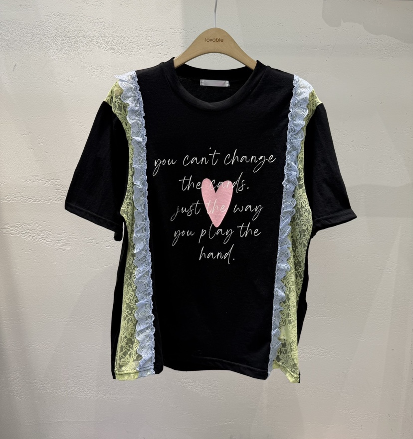 LOVABLE東大門直郵女裝新款26春夏人氣休閑職業時尚熱賣T恤LOVABLET恤圖色3