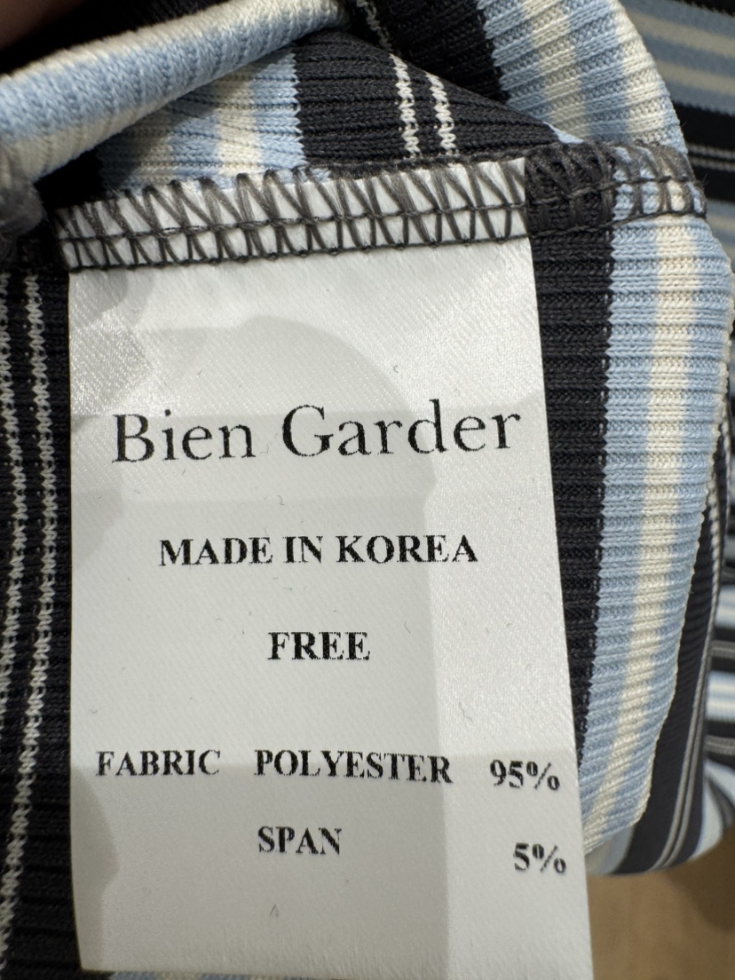 BIEN GARDER東大門直郵女士新款熱賣職業休閑真品T恤假兩件BIEN GARDERT恤