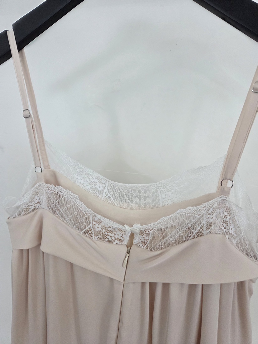 VERANDA韓國代購女士新品26春夏時尚推薦真品連衣裙蕾絲褶皺VERANDA連衣裙