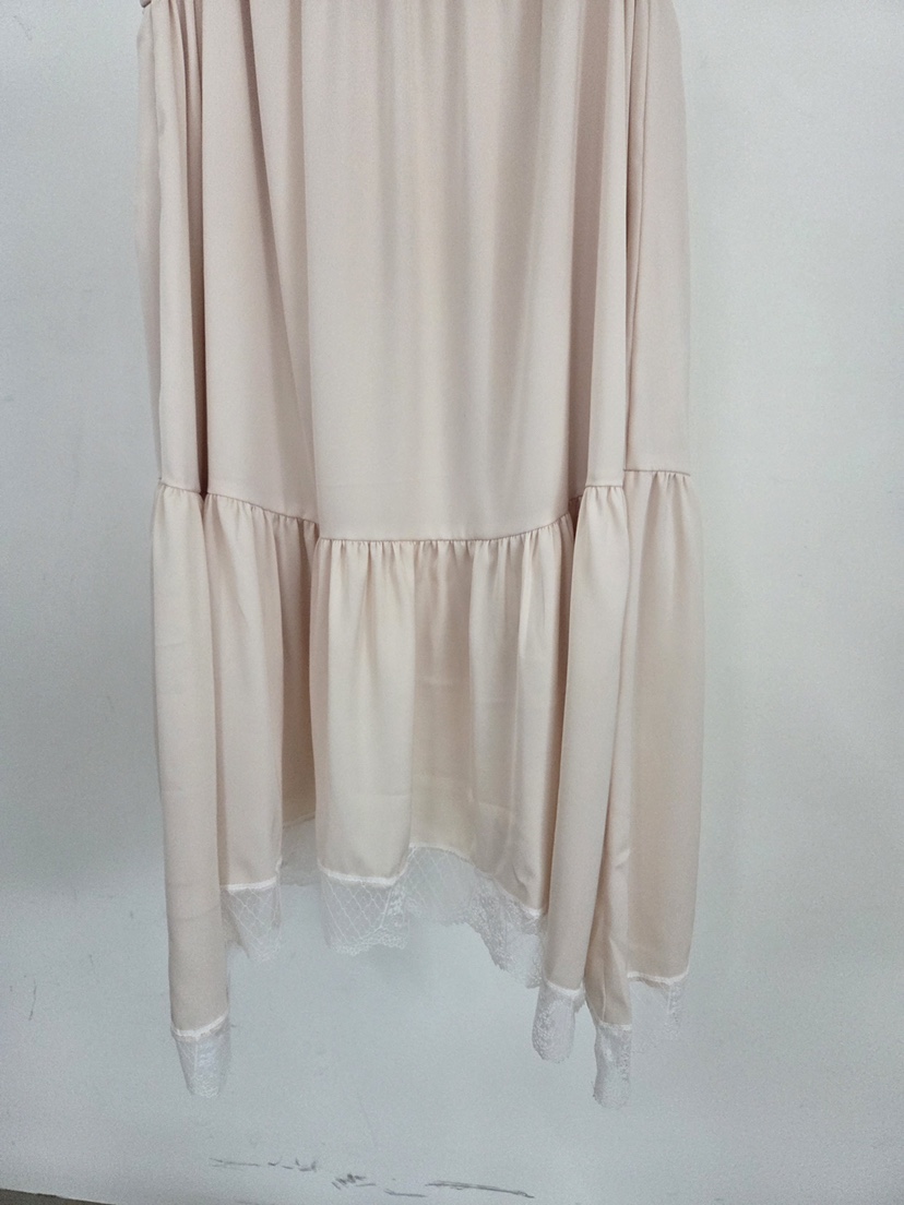 VERANDA韓國代購女士新品26春夏時尚推薦真品連衣裙蕾絲褶皺VERANDA連衣裙