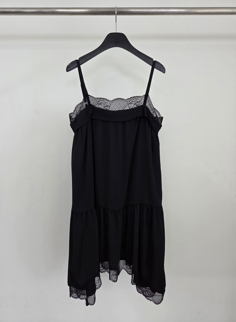 VERANDA韓國代購女士新品26春夏時尚推薦真品連衣裙蕾絲褶皺VERANDA連衣裙圖色2