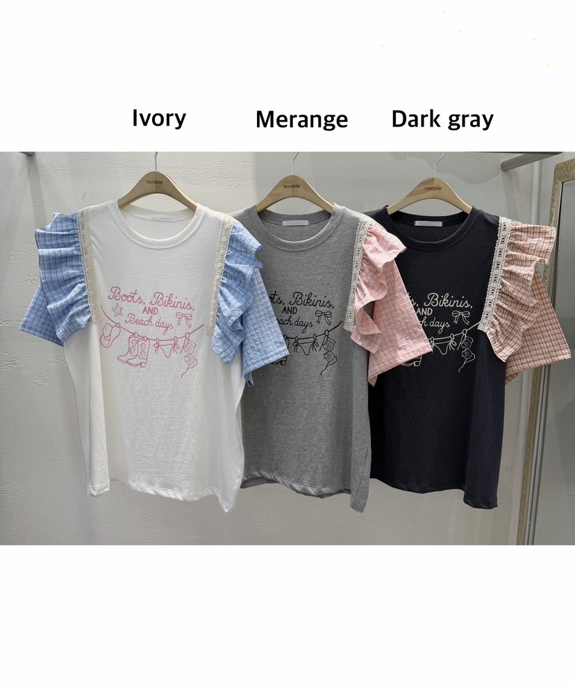 LOVABLE東大門實拍女裝新款熱賣職業26春夏真品時尚休閑T恤LOVABLET恤