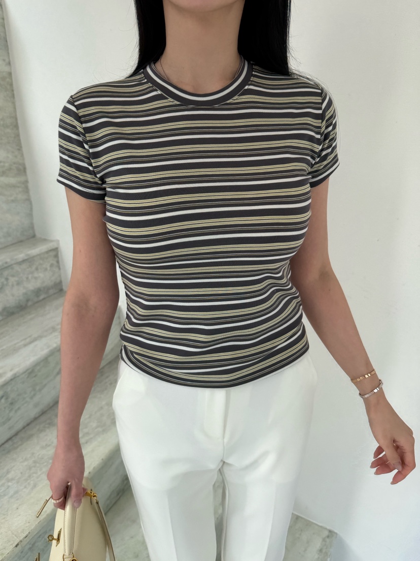 LAVIEU東大門代購女裝新品26春夏休閑真品推薦職業時尚T恤LAVIEUT恤圖色1