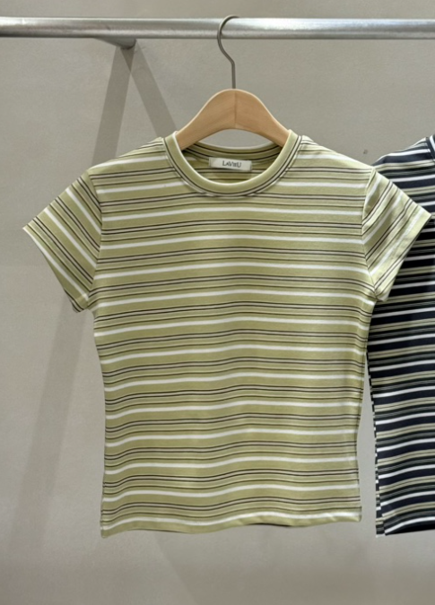 LAVIEU東大門代購女裝新品26春夏休閑真品推薦職業時尚T恤LAVIEUT恤圖色2