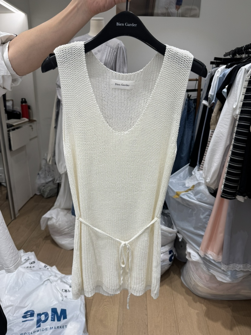 BIEN GARDER東大門代購女裝新款推薦真品吊帶背心含腰繩BIEN GARDER吊帶/背心圖色1