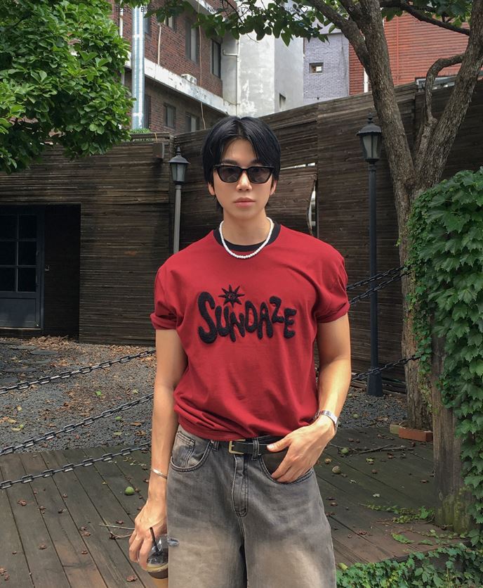 KALEIDOSCOPE東大門實拍女裝新款人氣推薦真品T恤男女同款KALEIDOSCOPET恤圖色1