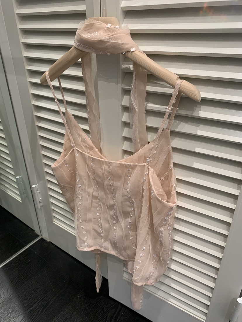 LE OVE/VERDI韓國代購女士新款人氣休閑吊帶背心含脖帶LE OVE/VERDI吊帶/背心