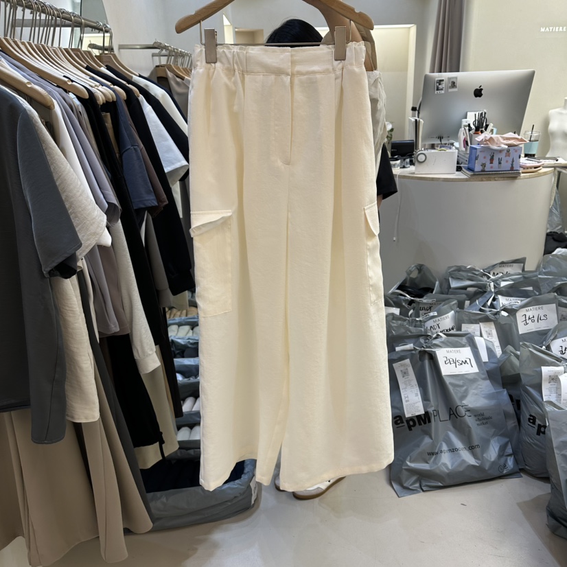 MATIERE東大門實拍女裝新品休閑真品時尚26春夏推薦休閑褲MATIERE休閑褲圖色1