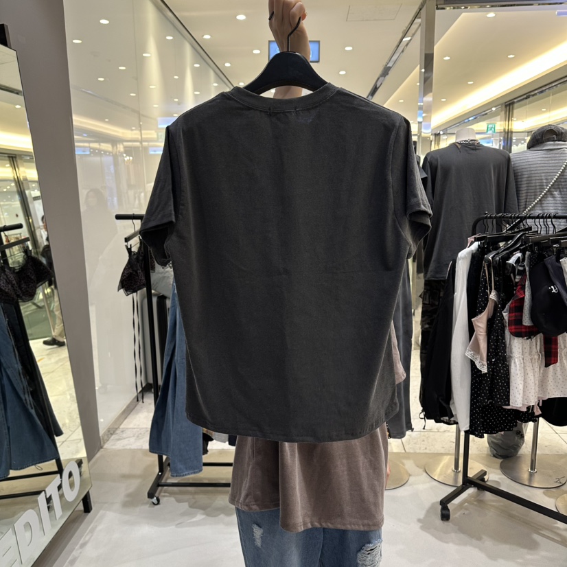 CREDITO韓國代購女裝新款26春夏推薦時尚職業真品人氣T恤CREDITOT恤