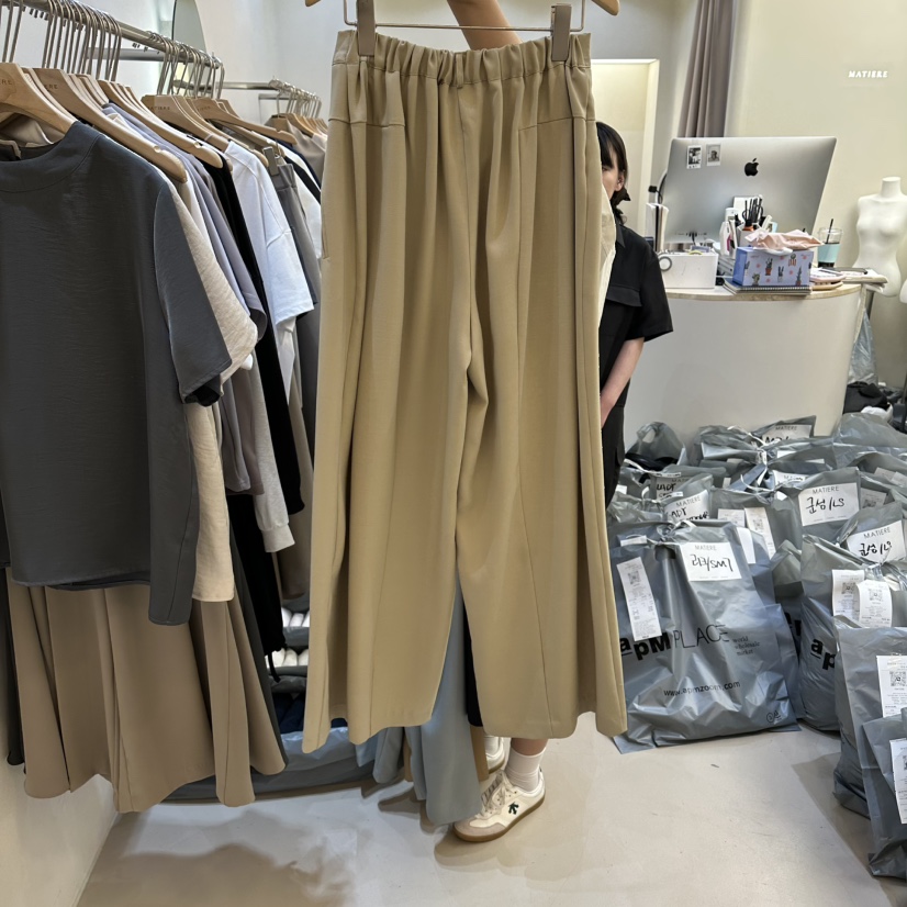 MATIERE韓國代購女士新款推薦休閑職業26春夏人氣時尚休閑褲MATIERE休閑褲